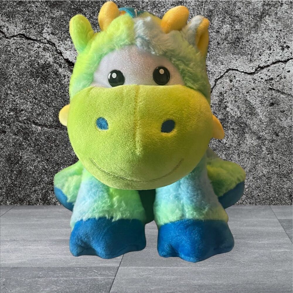 Peek-a-boo Toys Inc Kids Multicolor Polyester Fiber Dragon Plush Toy